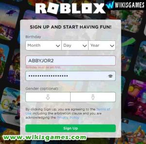 How To Create an Account in Roblox - Step by step - Wikis Games