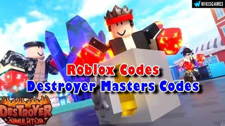 Roblox Destroyer Masters Codes List (Update)