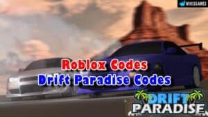 Roblox Drift Paradise Codes